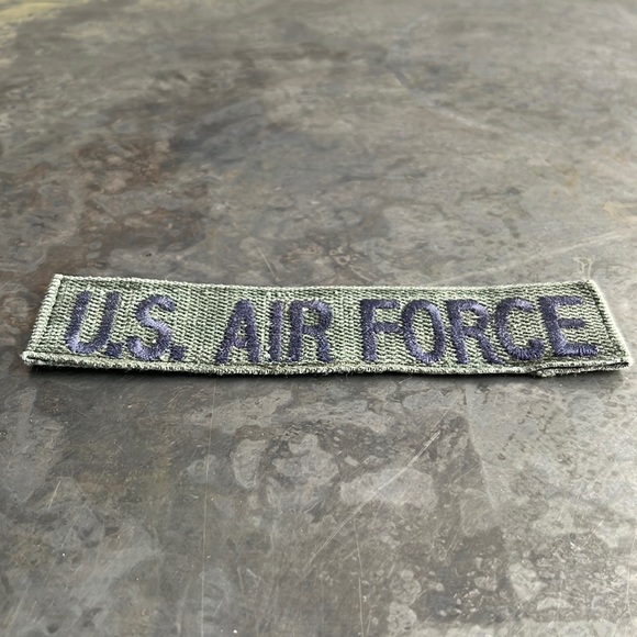 U.S. AIR FORCE embroidered tape patch - Vintage - Picture 7 of 10